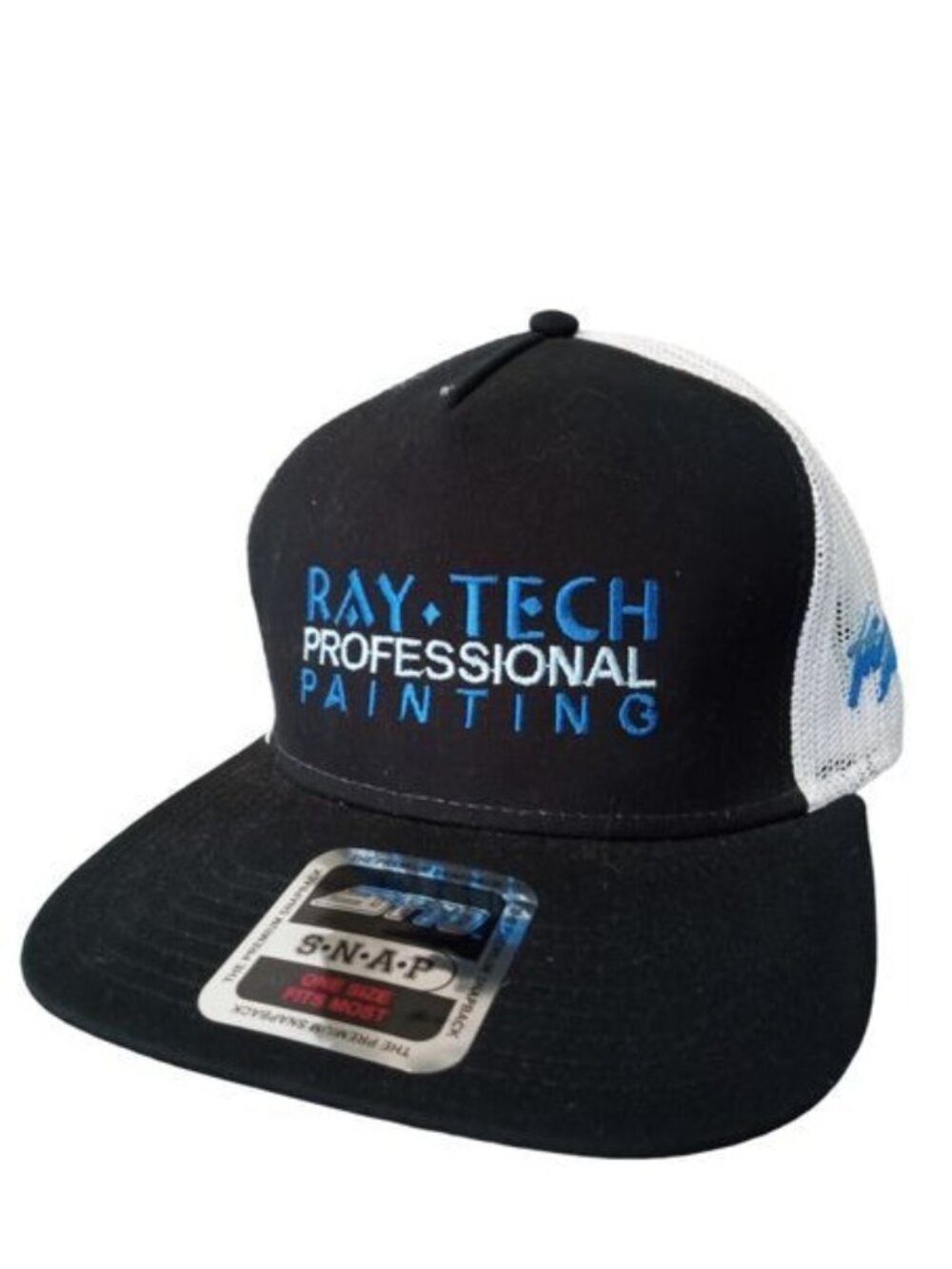 OTTO - Ray Tech Professional Painting - Black & White Snapback Hat